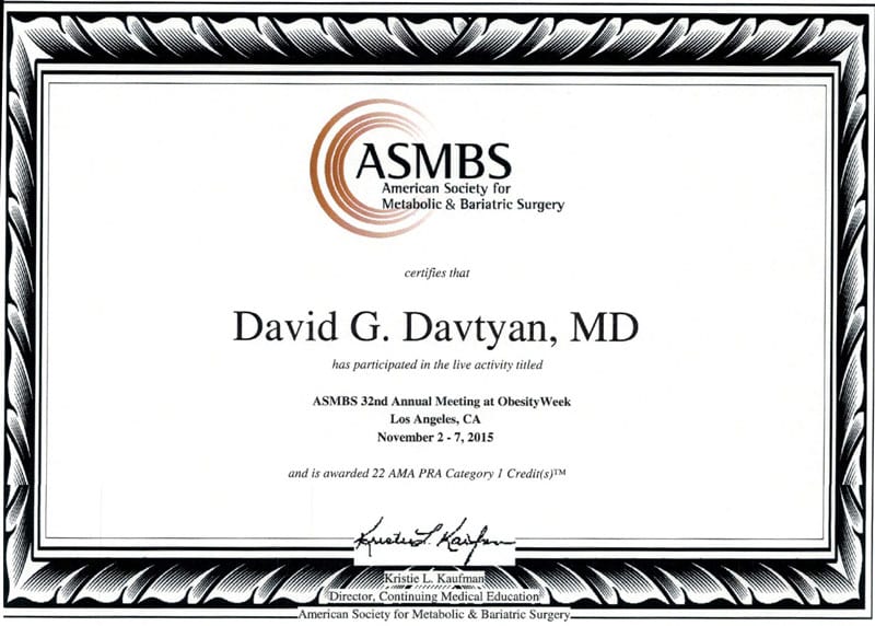 American Society of Metabolic & Bariatric Surgery