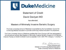Duke Medicine - Minimally Invasive Bariatric Surgery